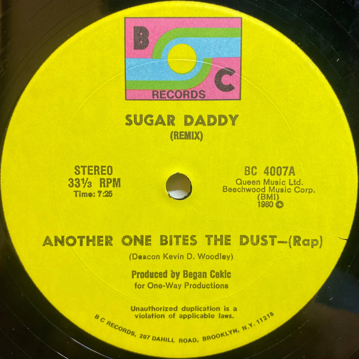 ランダムラップSugar Daddy - Another One Bites The Dust