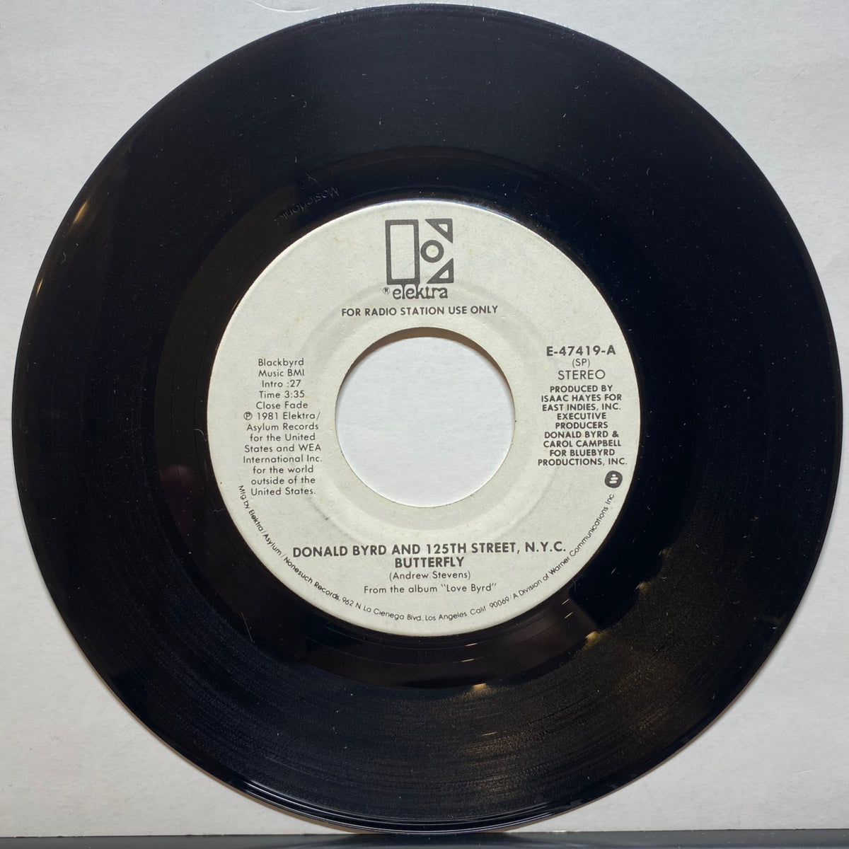 Donald Byrd And 125th Street, N.Y.C. / Butterfly | VINYL7 RECORDS