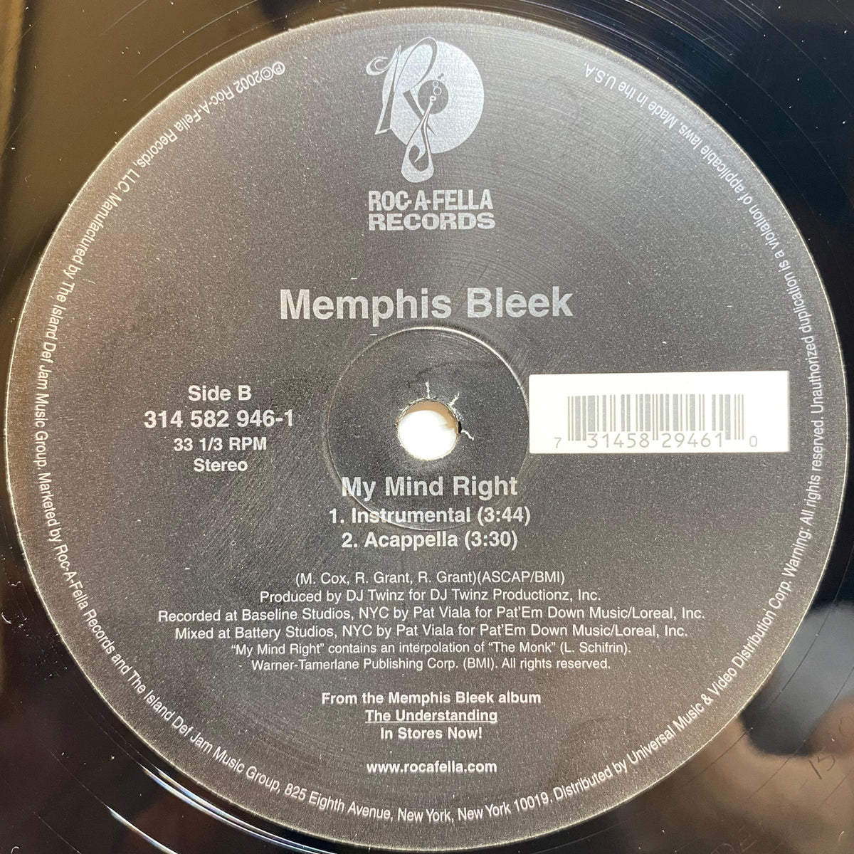 Memphis Bleek / My Mind Right | VINYL7 RECORDS