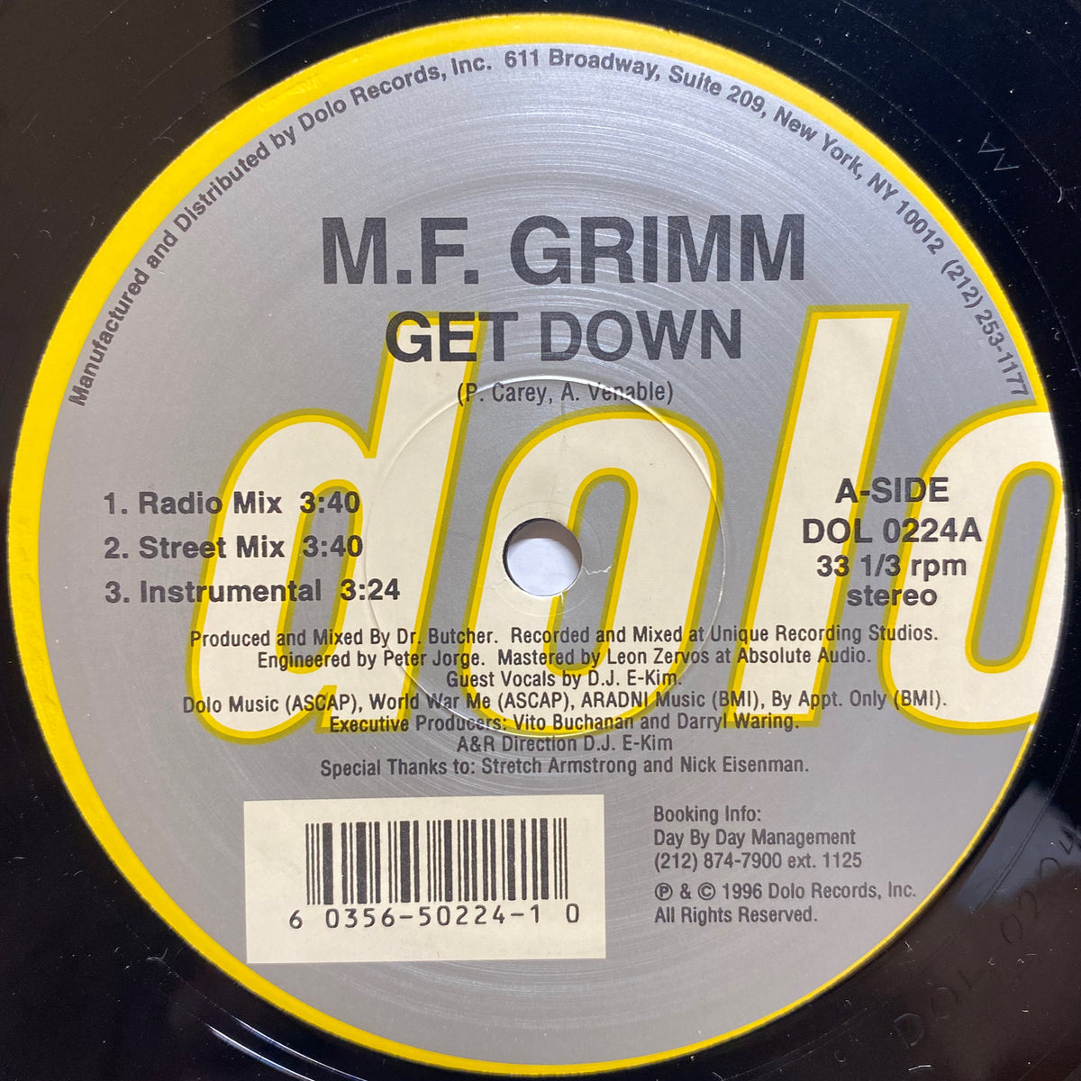 M.F. Grimm / Get Down | VINYL7 RECORDS