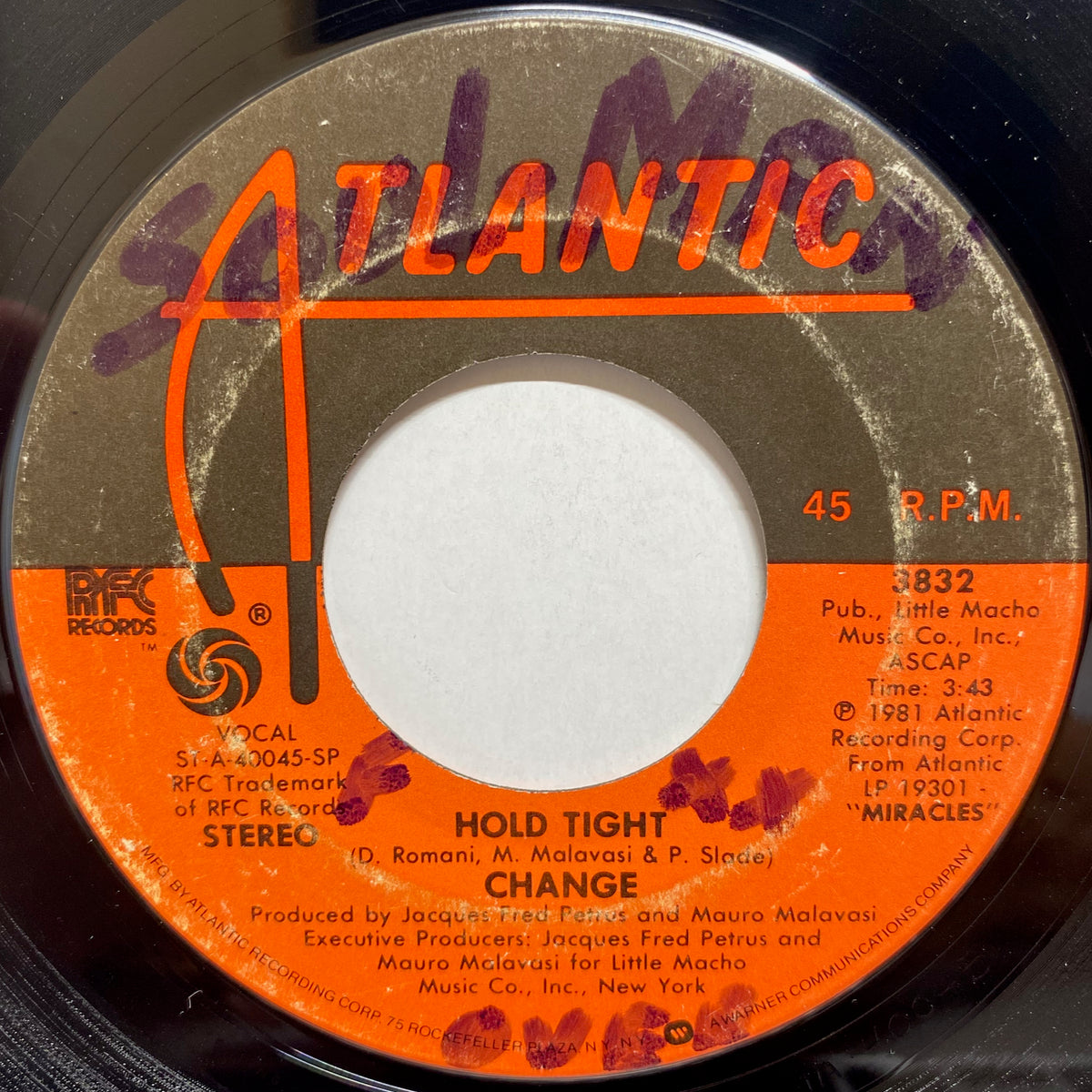 Change / Hold Tight / Stop For Love | VINYL7 RECORDS