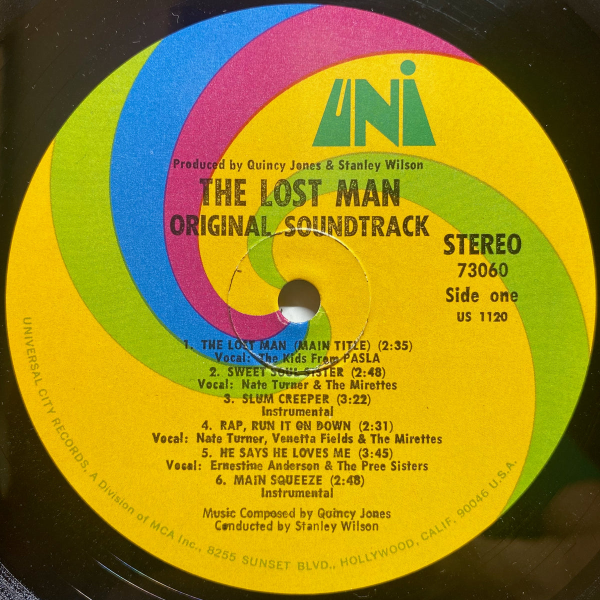 Quincy Jones / The Lost Man (The Original Soundtrack Album 
