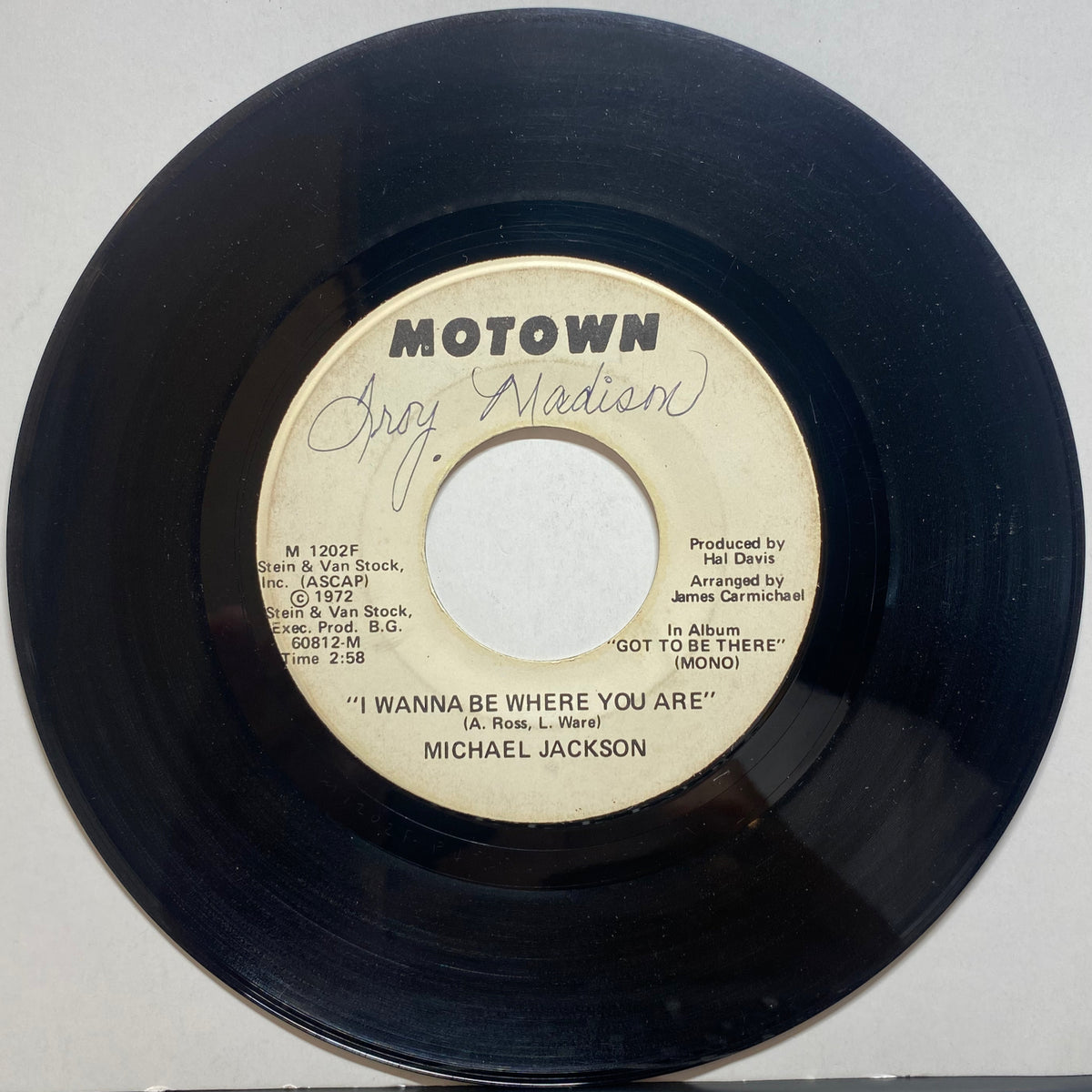 Michael Jackson / I Wanna Be Where You Are | VINYL7 RECORDS