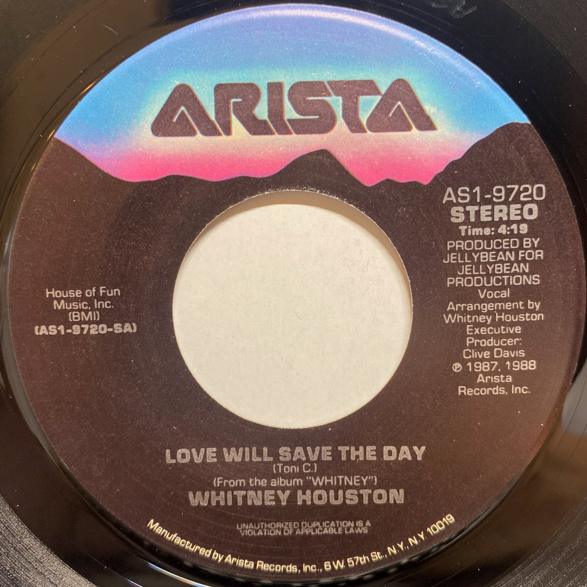 Whitney Houston / Love Will Save The Day | VINYL7 RECORDS