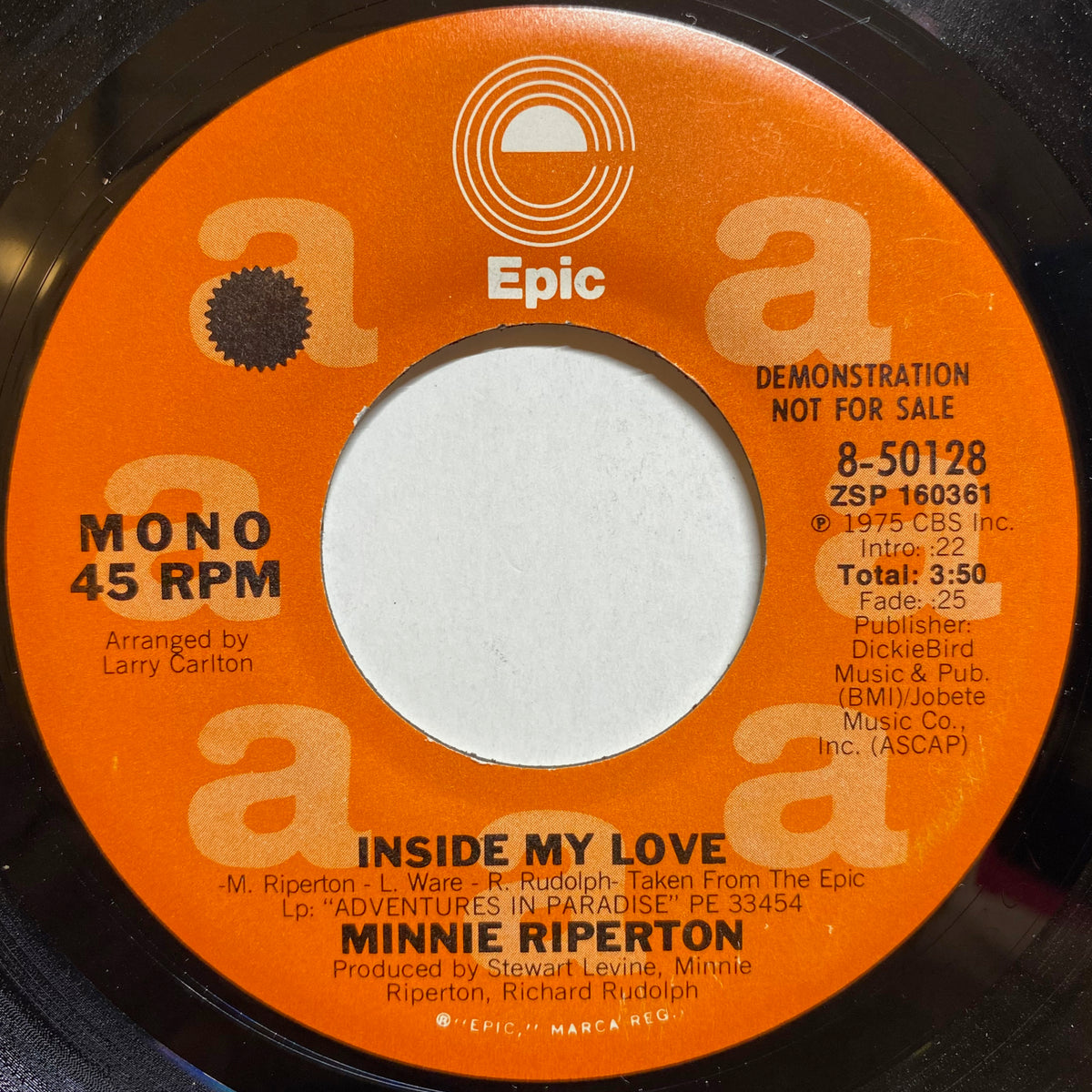 Minnie Riperton / Inside My Love | VINYL7 RECORDS