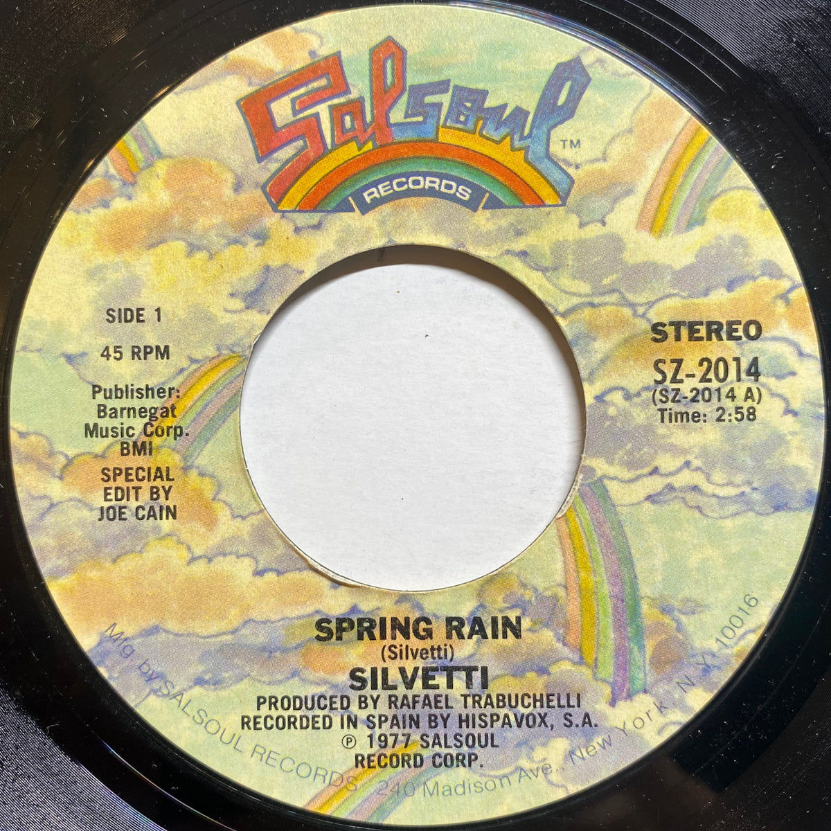 Silvetti / Spring Rain | VINYL7 RECORDS