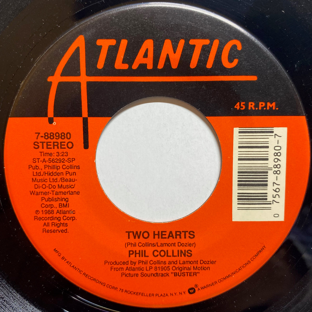 Two Hearts - Phil Collins | VINYL7 RECORDS