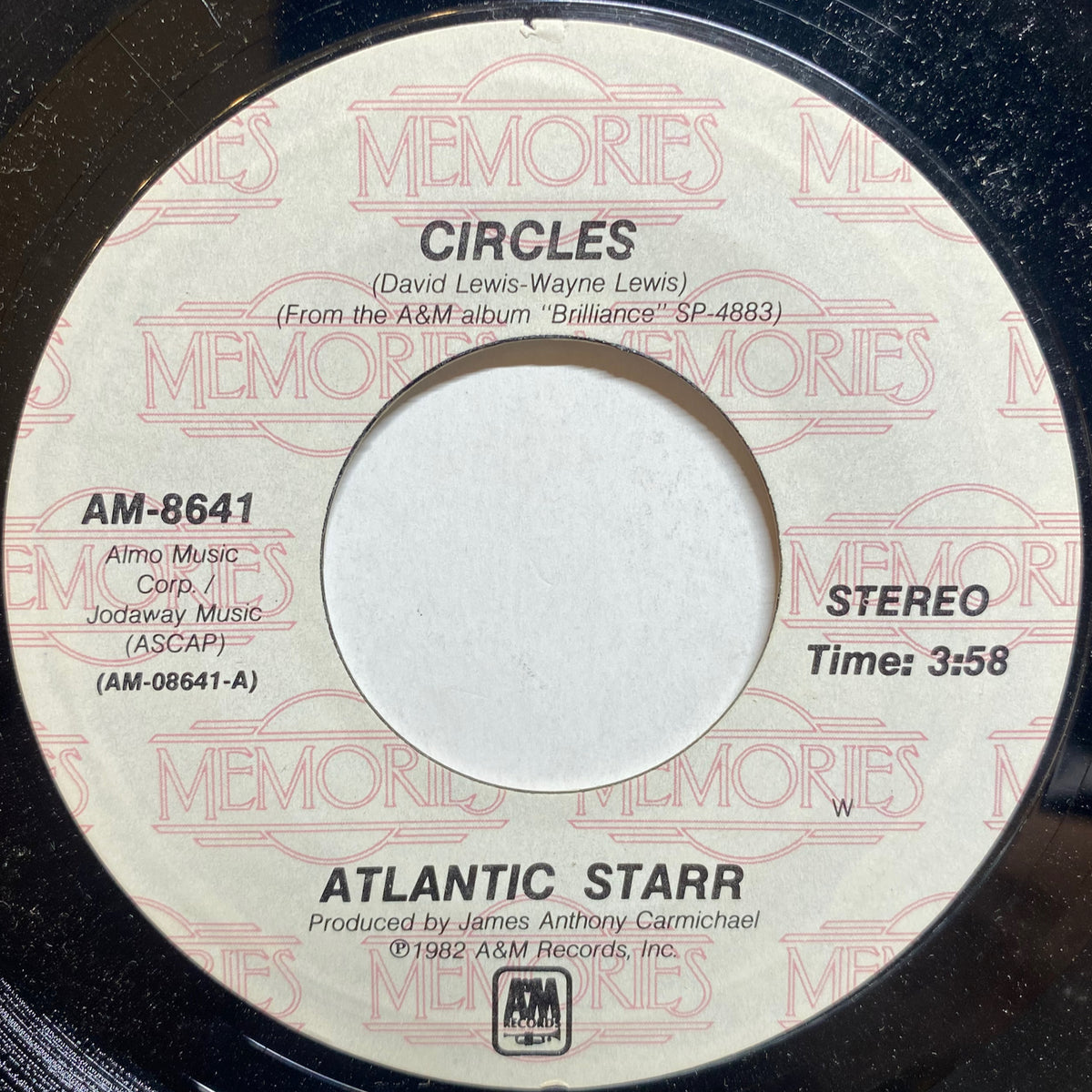 Circles / Love Me Down - Atlantic Starr | VINYL7 RECORDS