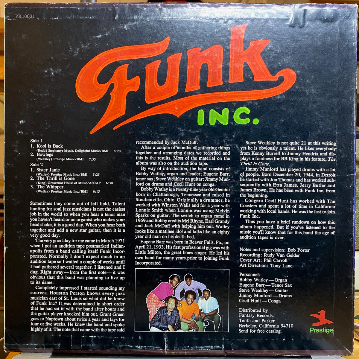 Funk Inc. / Funk Inc. | VINYL7 RECORDS