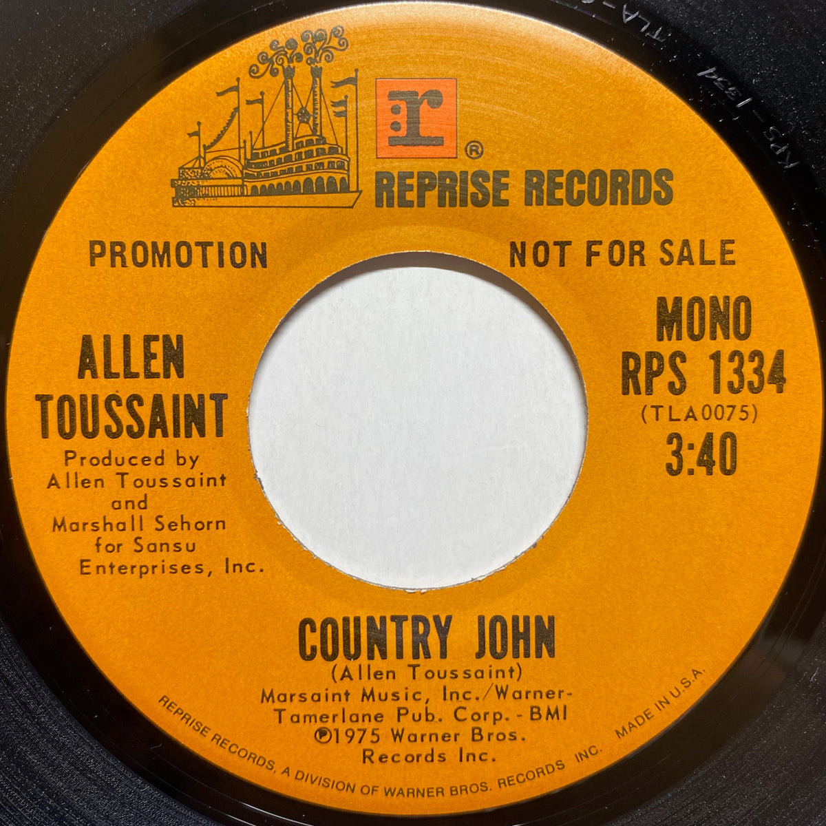 Allen Toussaint / Country John | VINYL7 RECORDS