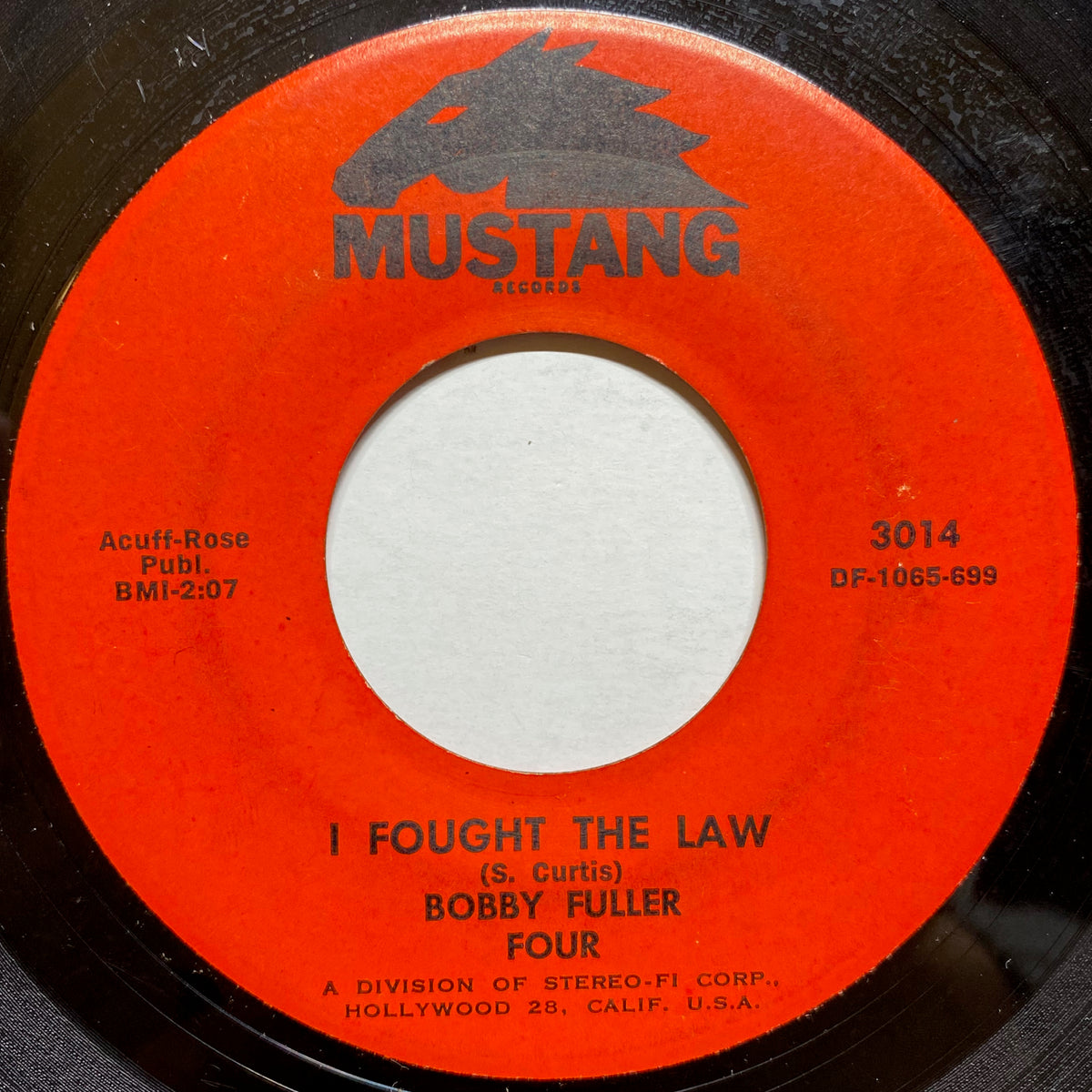 Bobby Fuller Four I Fought The Law 7インチ Bobby Fuller Four / I Fought The Law | VINYL7 RECORDS