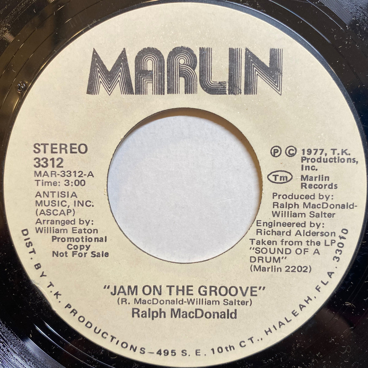 Ralph MacDonald / Jam On The Groove | VINYL7 RECORDS