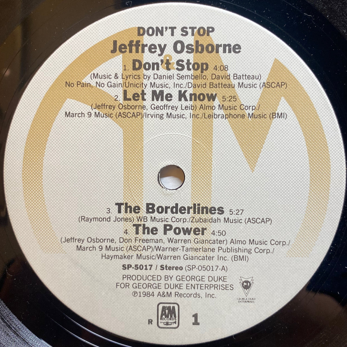 Jeffrey Osborne / Don't Stop | VINYL7 RECORDS