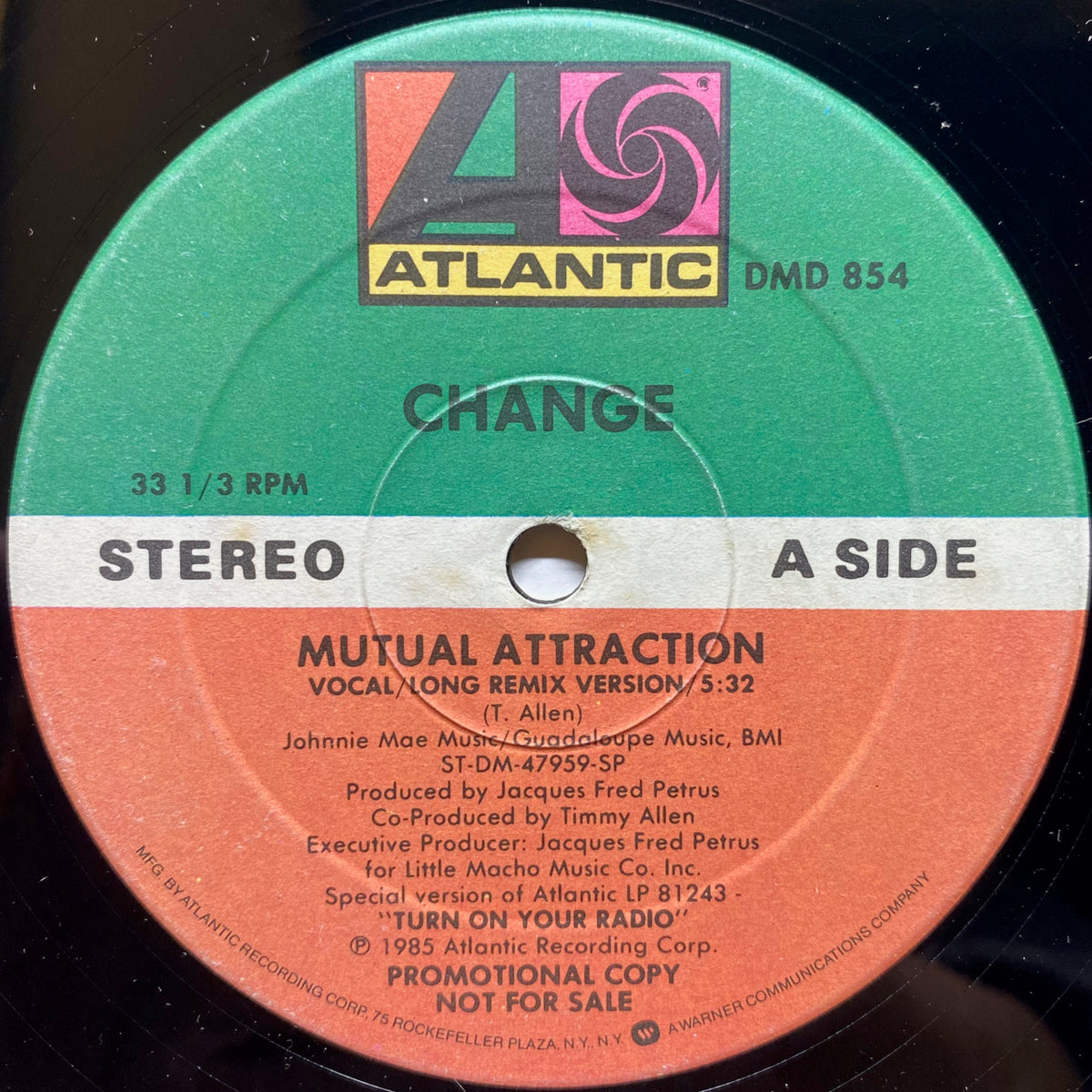 Change / Mutual Attraction | VINYL7 RECORDS