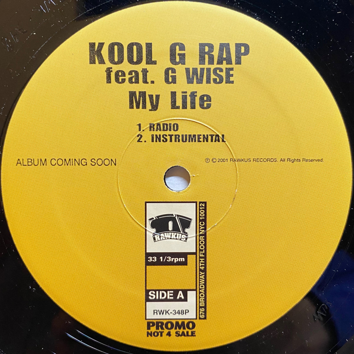 Kool G Rap / My Life | VINYL7 RECORDS