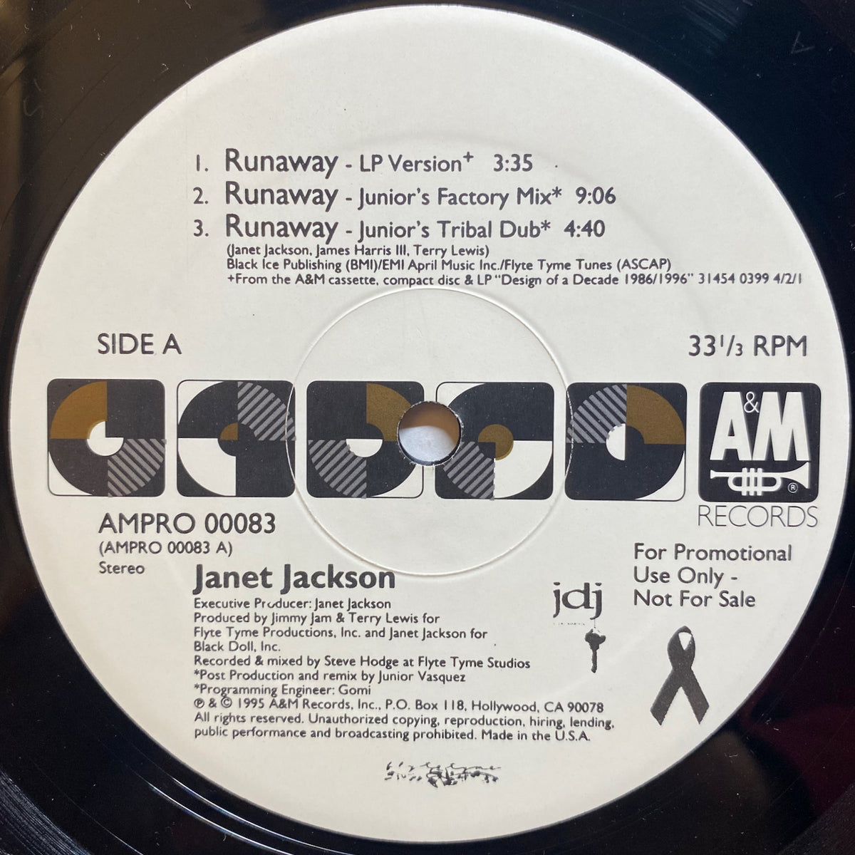 Janet Jackson / Runaway / When I Think Of You | VINYL7 RECORDS