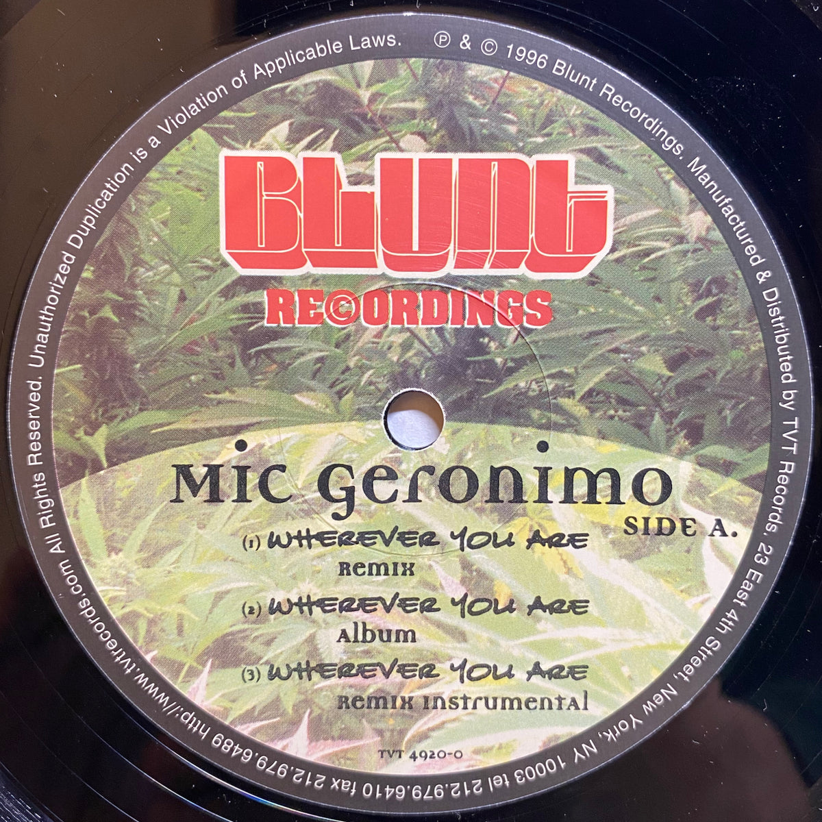 Mic Geronimo / Wherever You Are | VINYL7 RECORDS