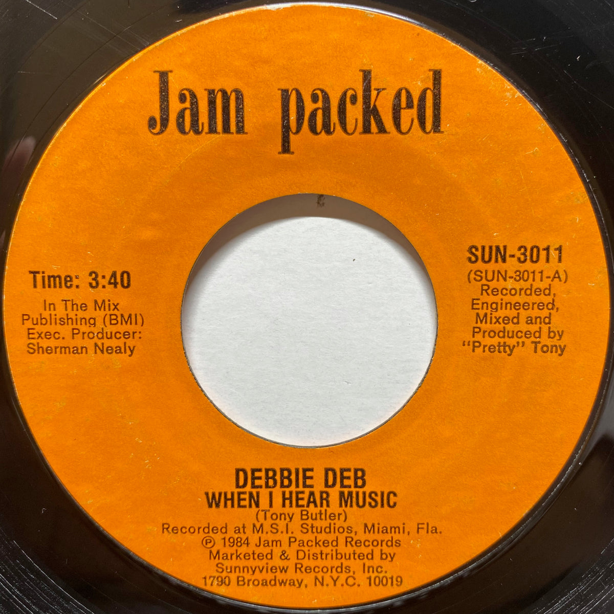 Debbie Deb / When I hear Music | VINYL7 RECORDS