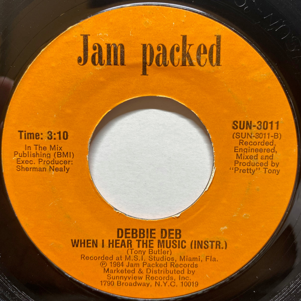 Debbie Deb / When I hear Music | VINYL7 RECORDS