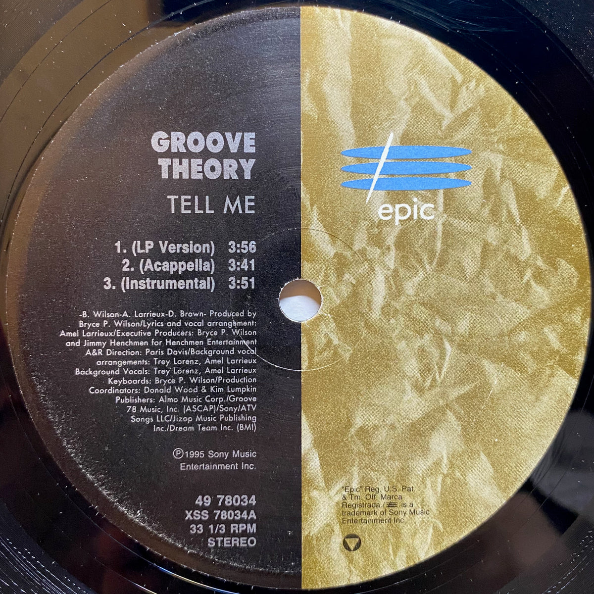 Groove Theory / Tell Me | VINYL7 RECORDS