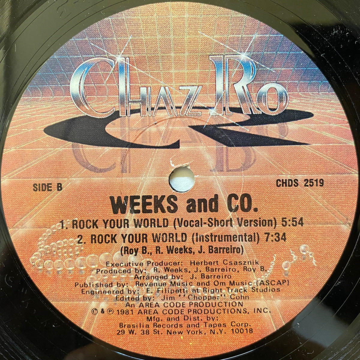Weeks　Co.　And　Your　Rock　World　VINYL7　RECORDS