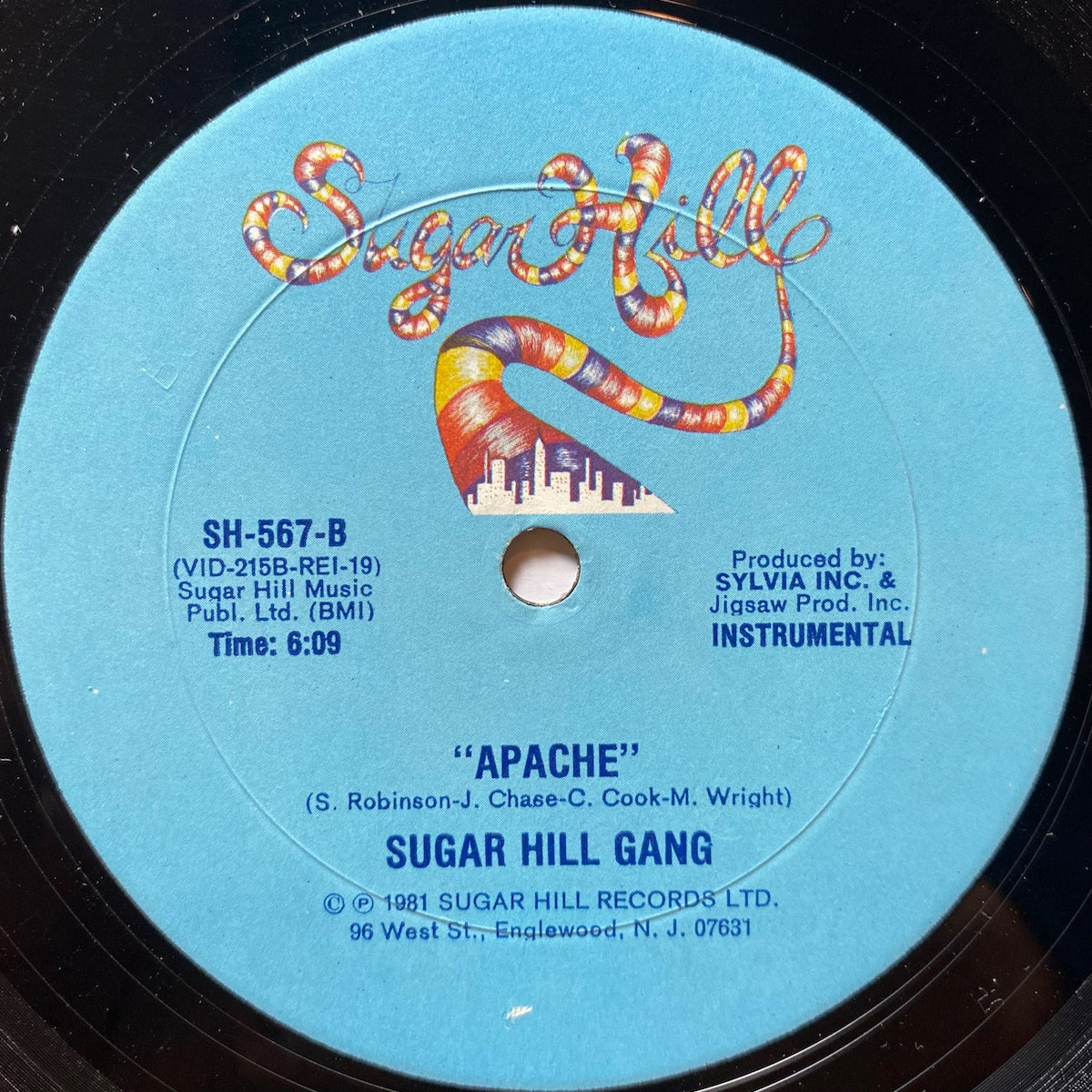 Sugar Hill Gang / Apache | VINYL7 RECORDS