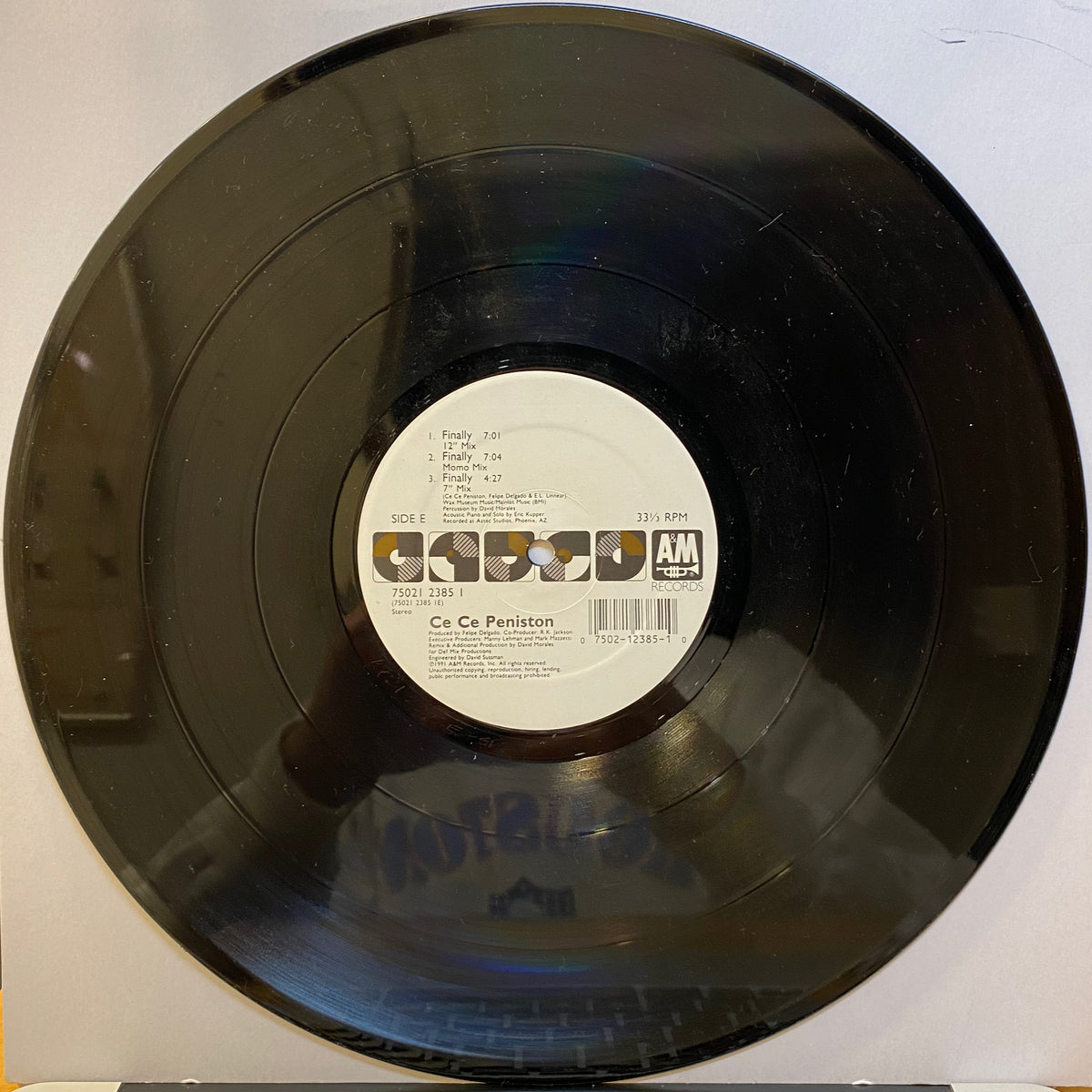 シー・シー・ペニストンのレア・プロモCDシングル Ce Ce Peniston / Finally | VINYL7 RECORDS
