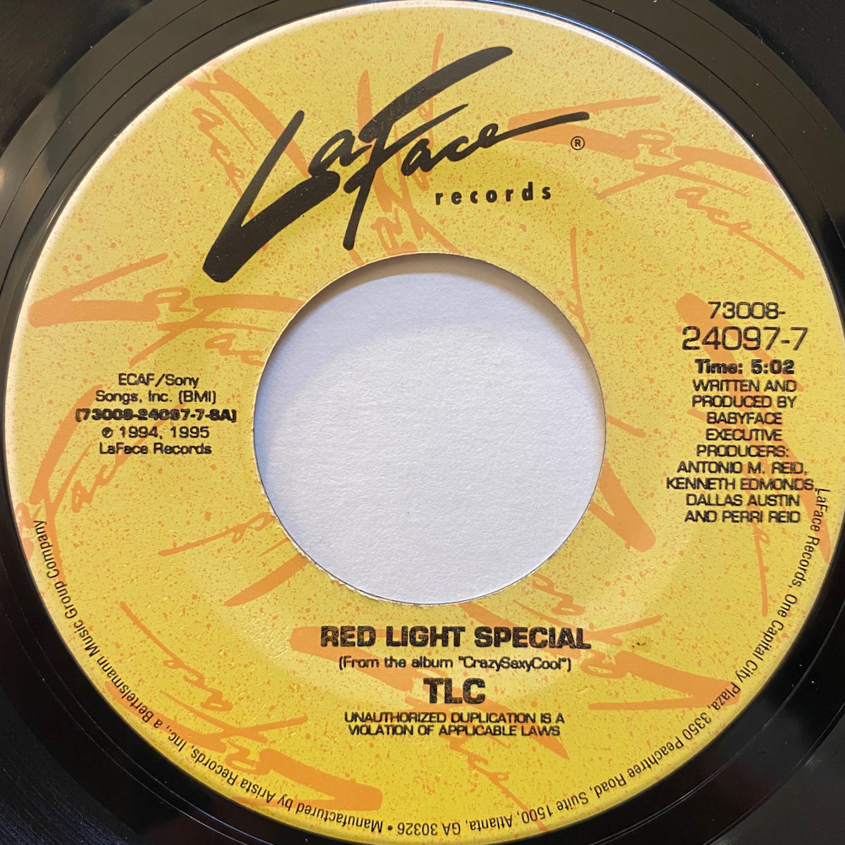TLC / Red Light Special | VINYL7 RECORDS