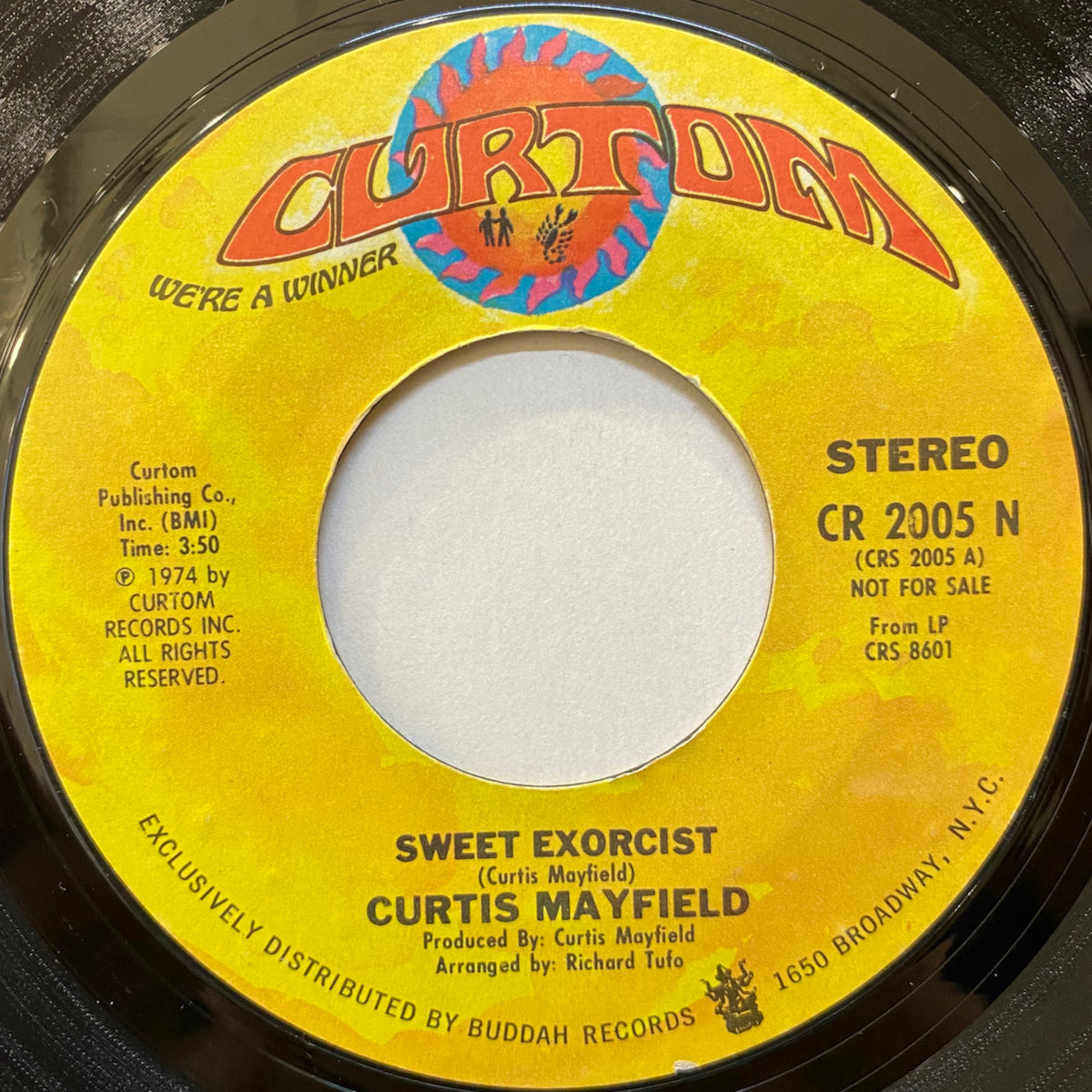 Sweet Exorcist - Curtis Mayfield | VINYL7 RECORDS