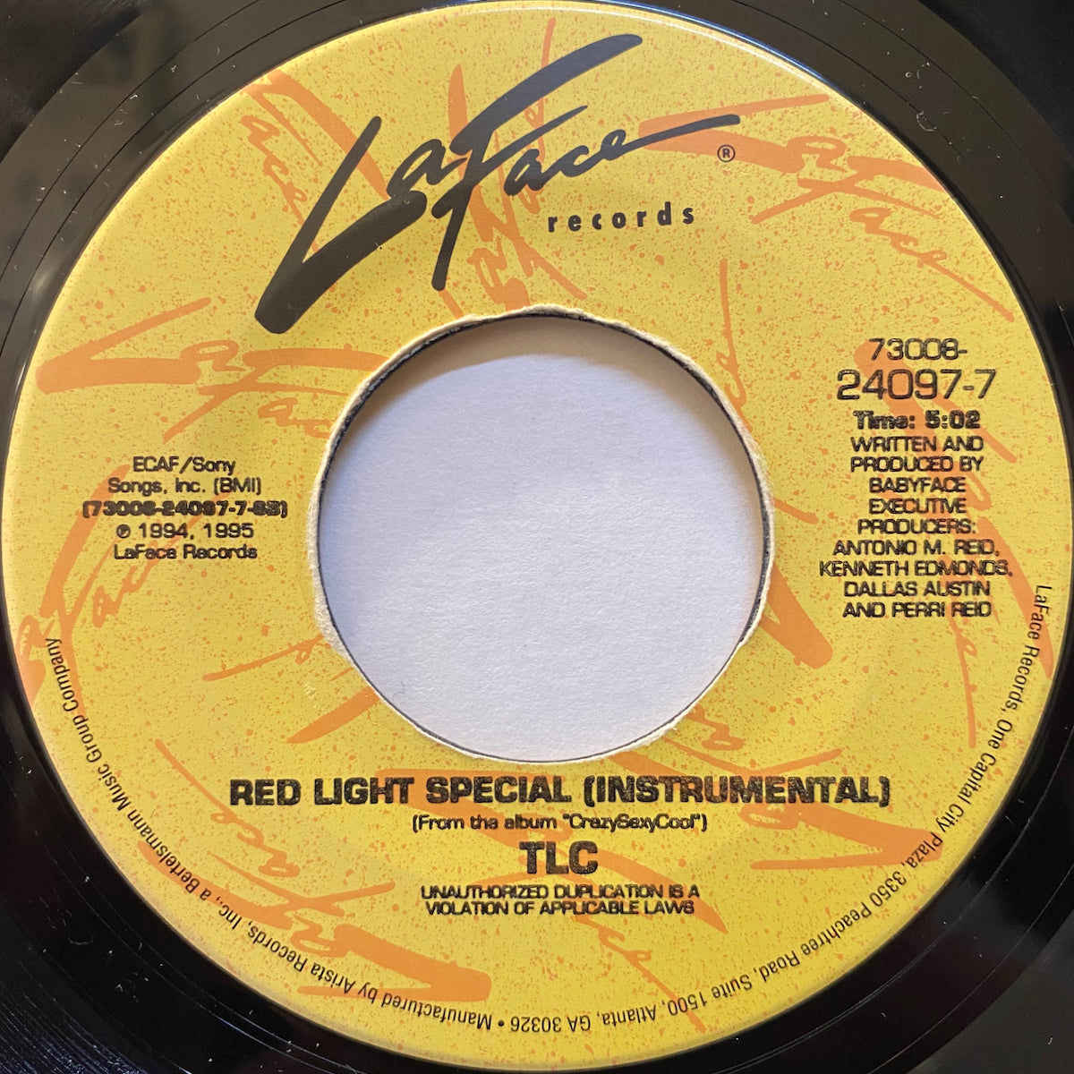 TLC / Red Light Special | VINYL7 RECORDS