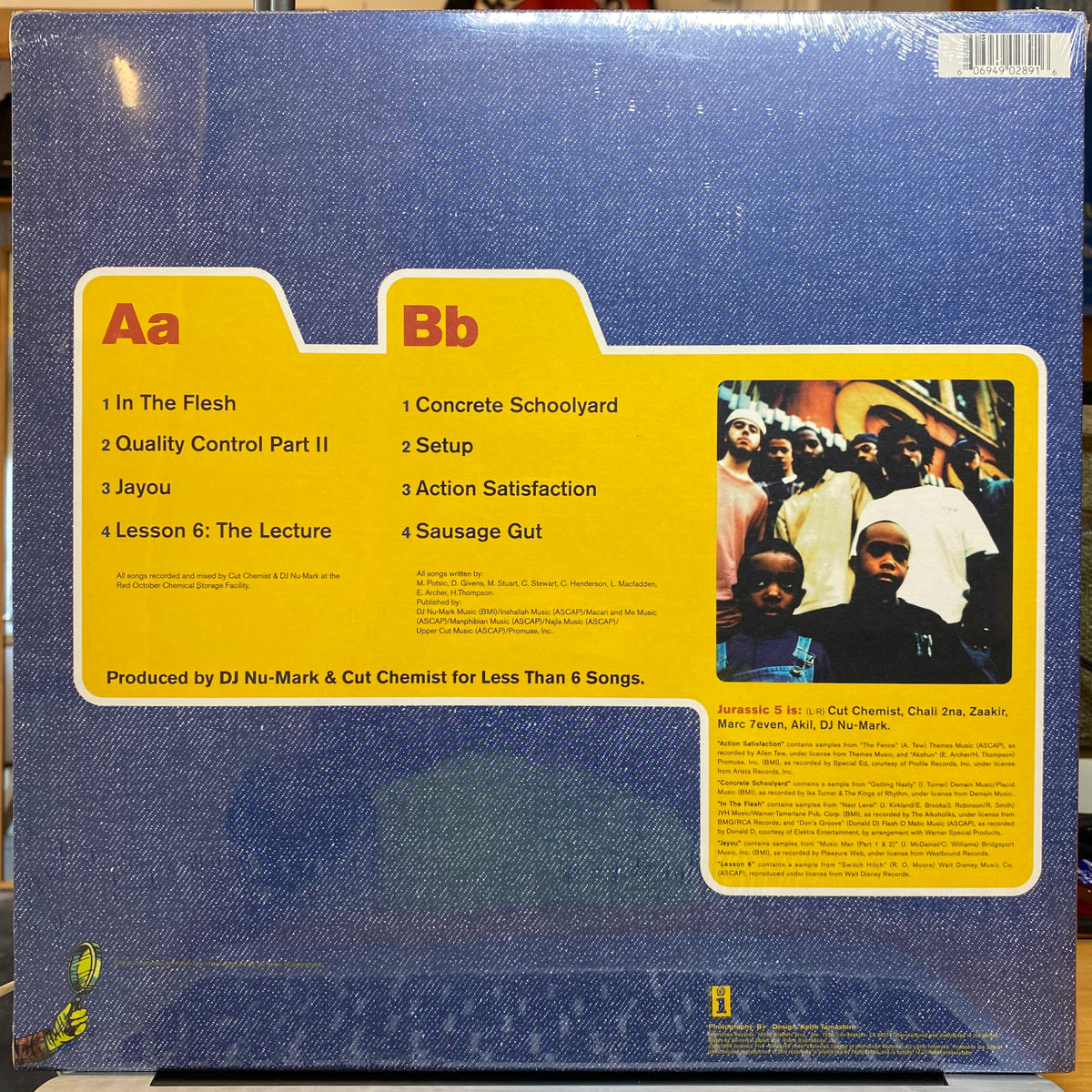 Jurassic 5 EP Jurassic 5 VINYL7 RECORDS