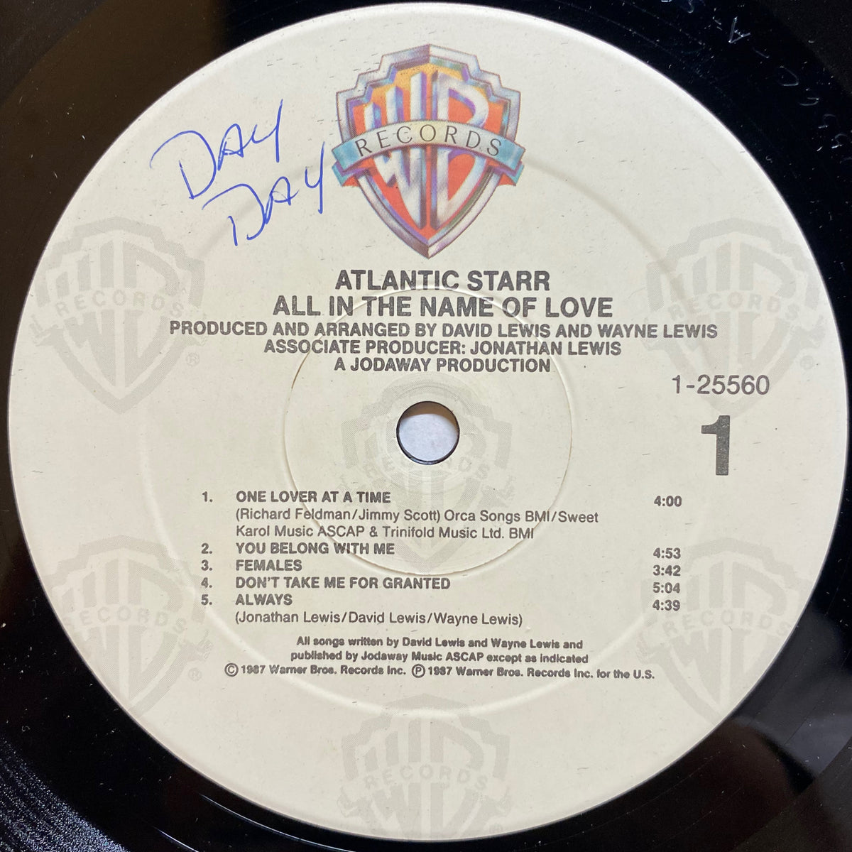 Atlantic Starr / All In The Name Of Love | VINYL7 RECORDS