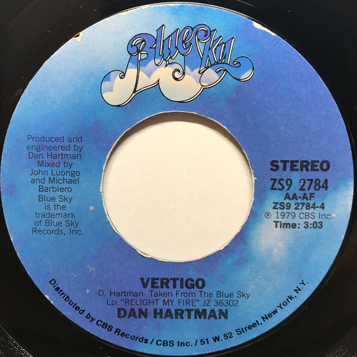 Dan Hartman / Relight My Fire | VINYL7 RECORDS