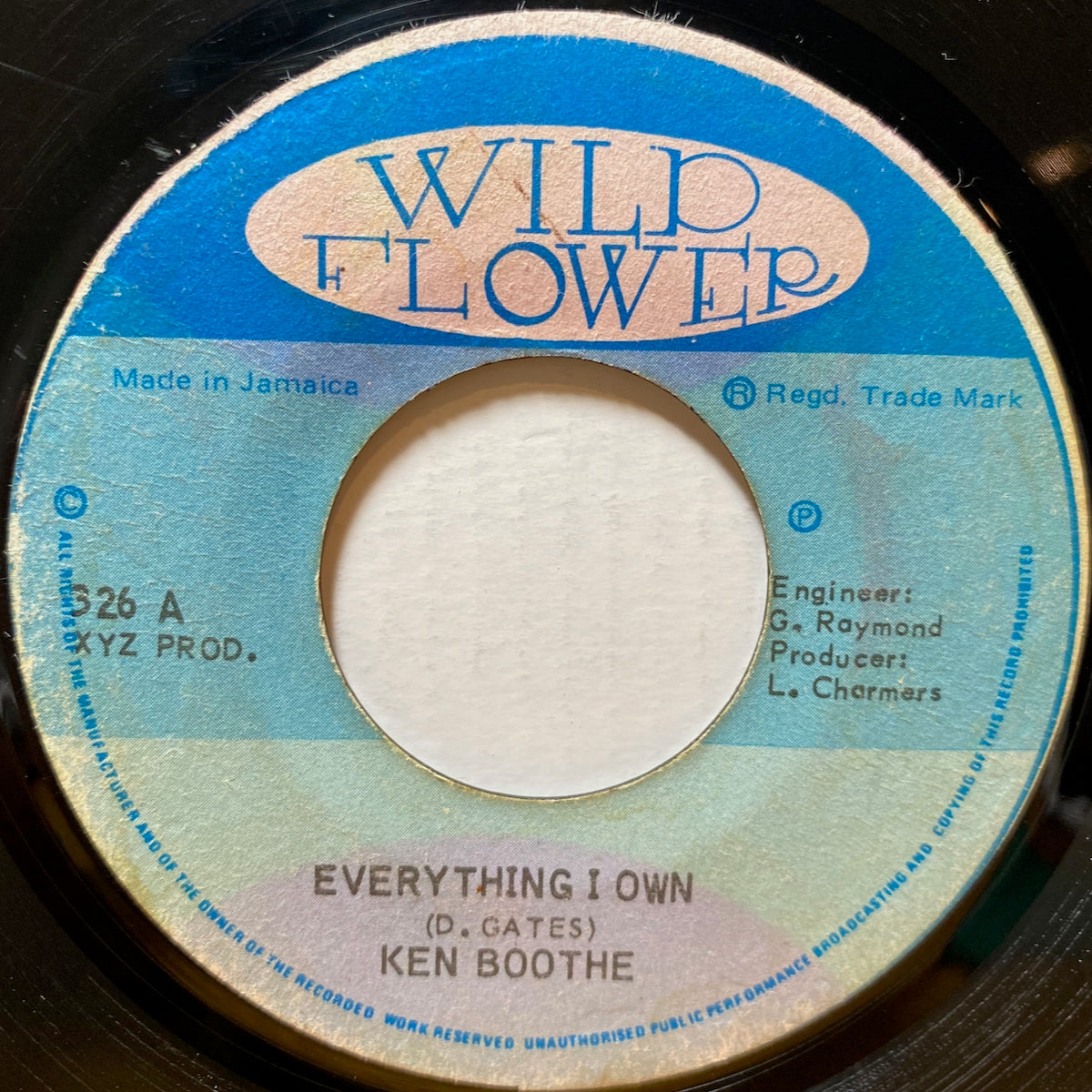 Ken Boothe / Everything I Own | VINYL7 RECORDS