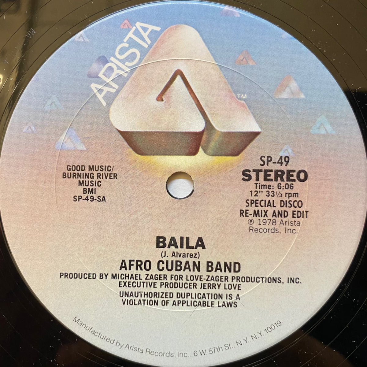 Afro Cuban Band / Baila | VINYL7 RECORDS