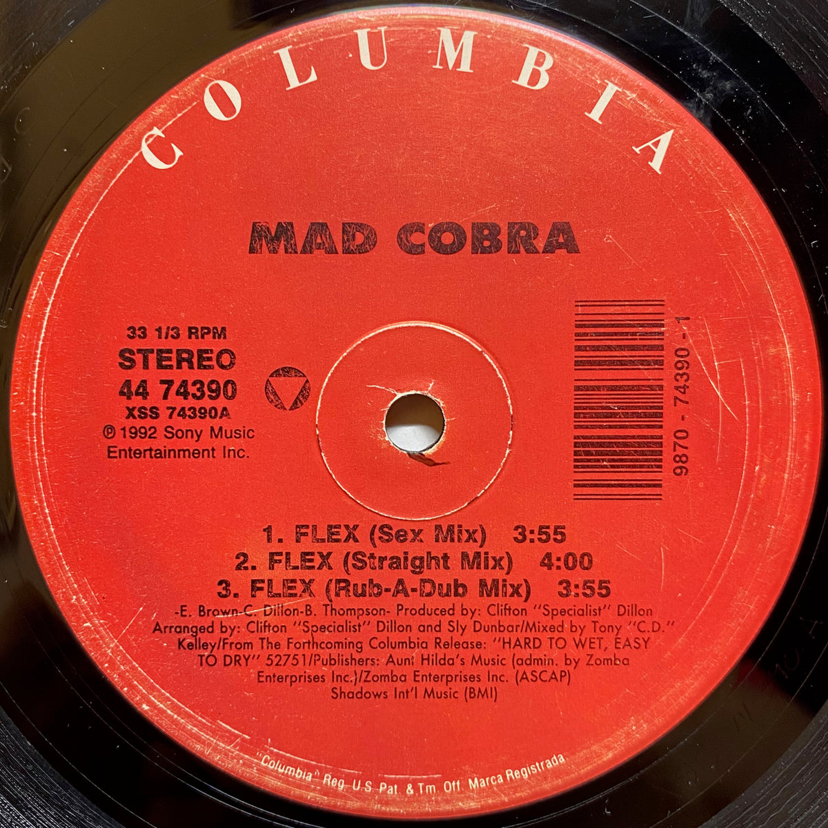 Mad Cobra / Flex | VINYL7 RECORDS