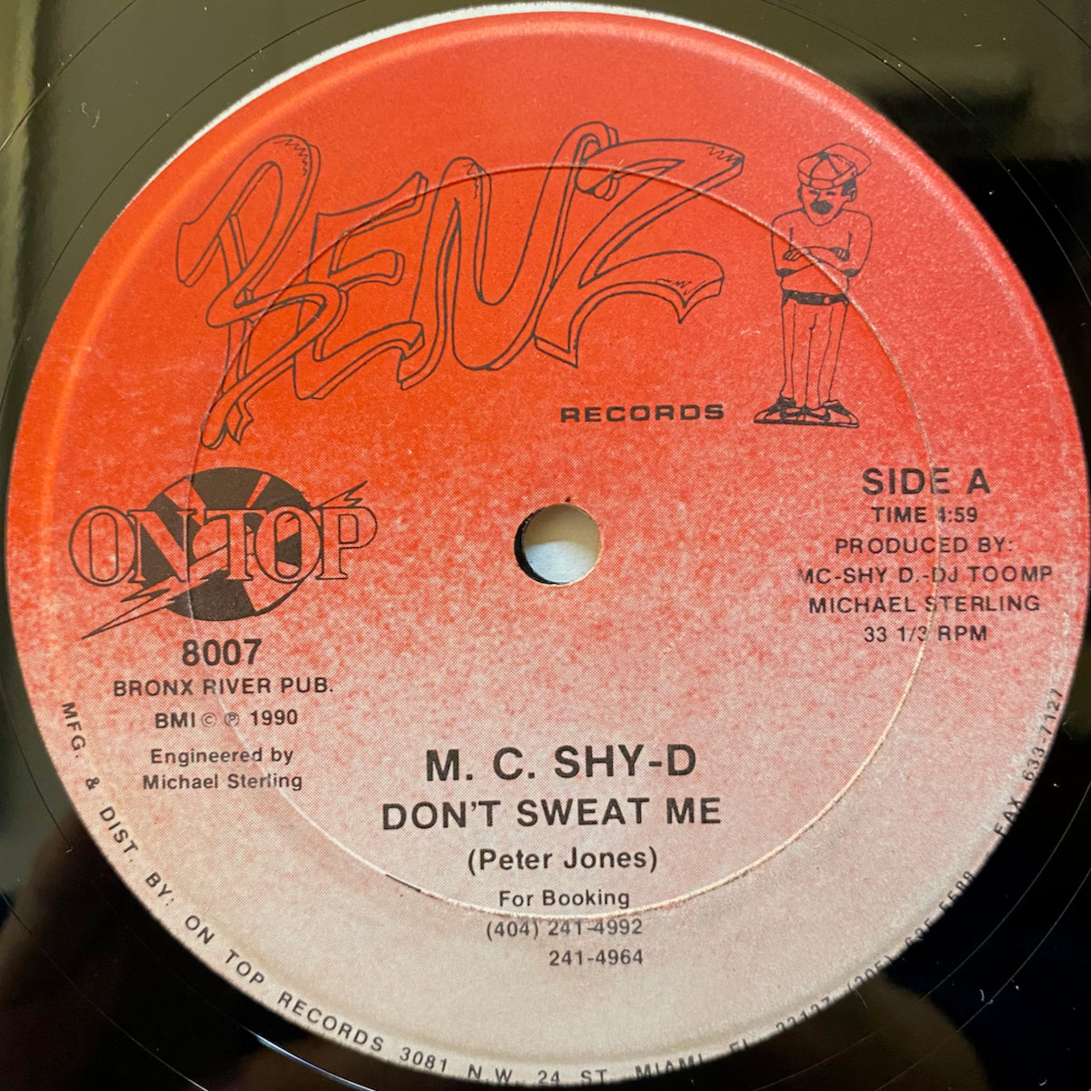 M.C. SHY-D Don't Sweat Me LP レコード M.C. Shy-D / Don't Sweat Me | VINYL7 RECORDS