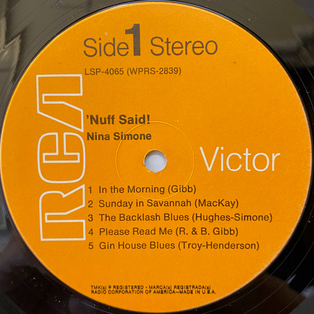 Nina Simone / 'Nuff Said! | VINYL7 RECORDS