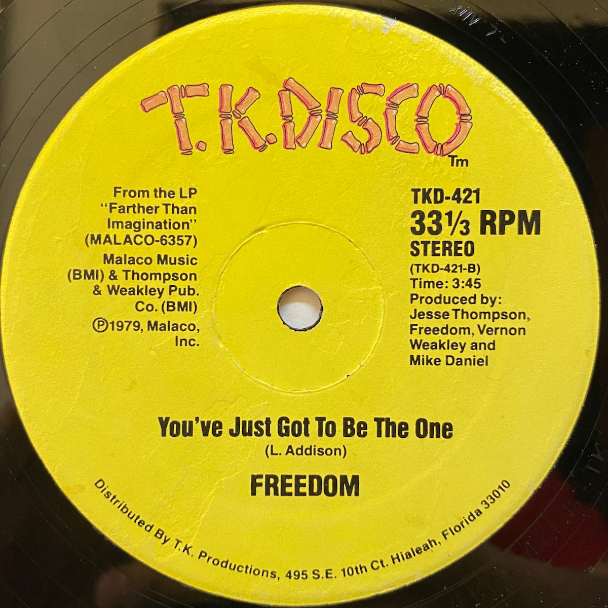 Freedom / Get Up And Dance | VINYL7 RECORDS