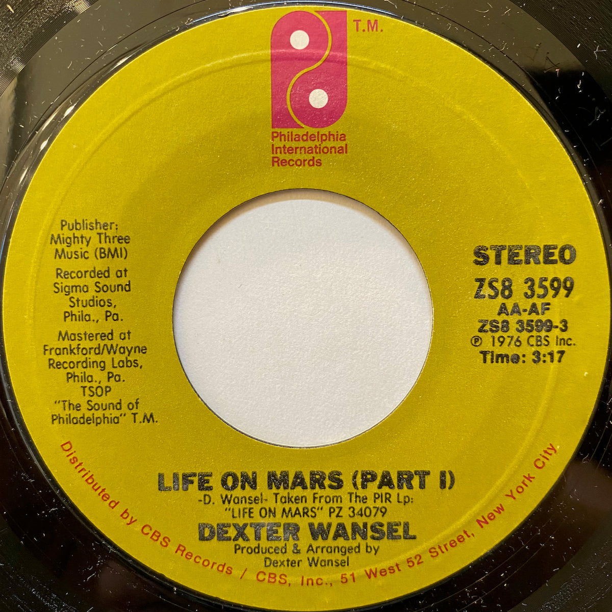 Dexter Wansel / Life On Mars | VINYL7 RECORDS
