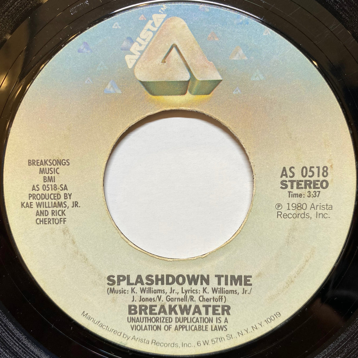 Breakwater / Splashdown Time | VINYL7 RECORDS