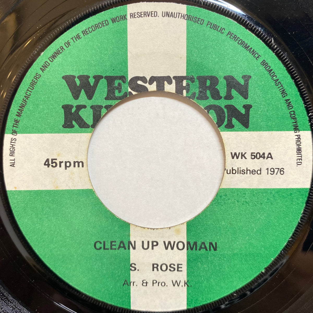 S. Rose / Clean Up Woman | VINYL7 RECORDS