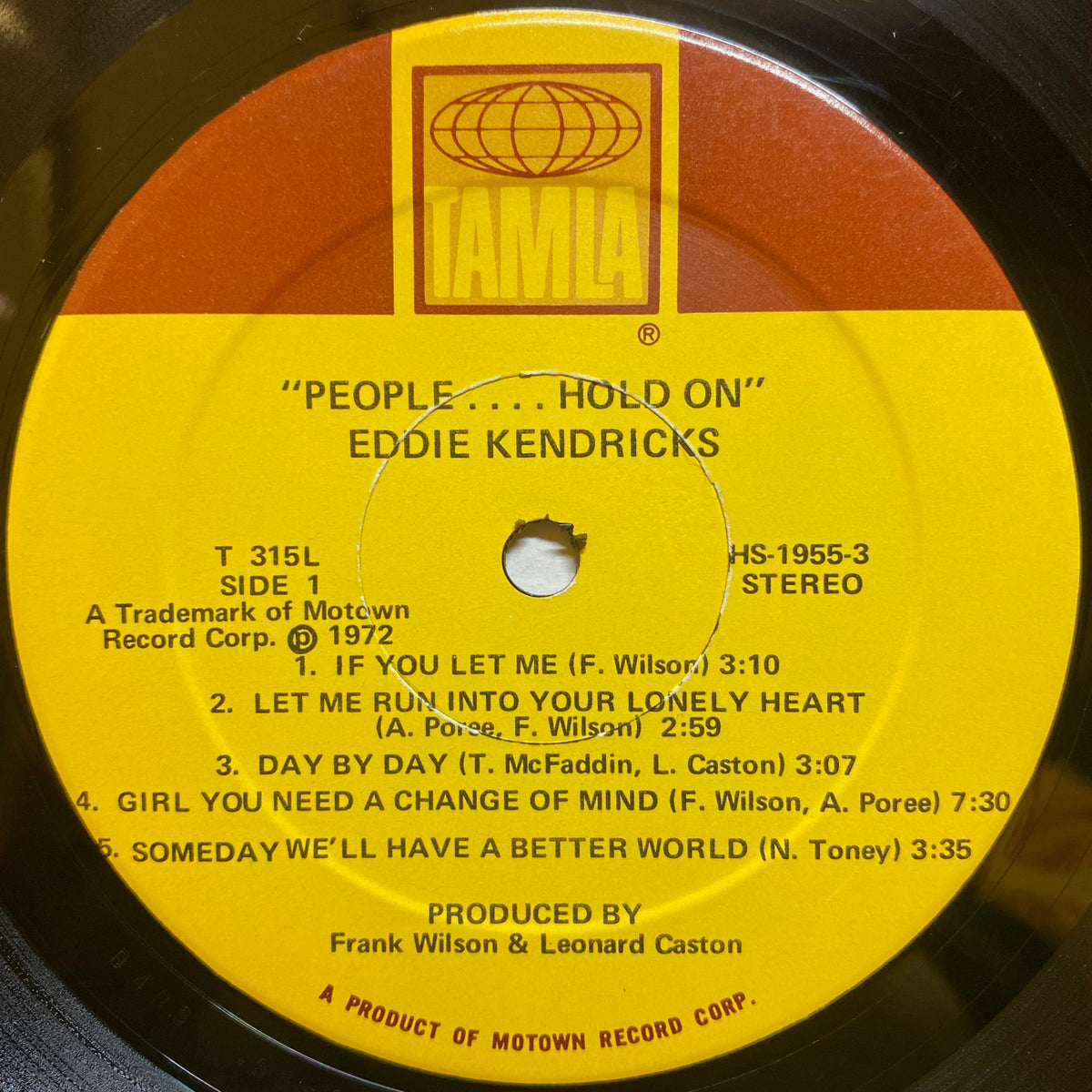 Eddie Kendricks / People Hold On | VINYL7 RECORDS