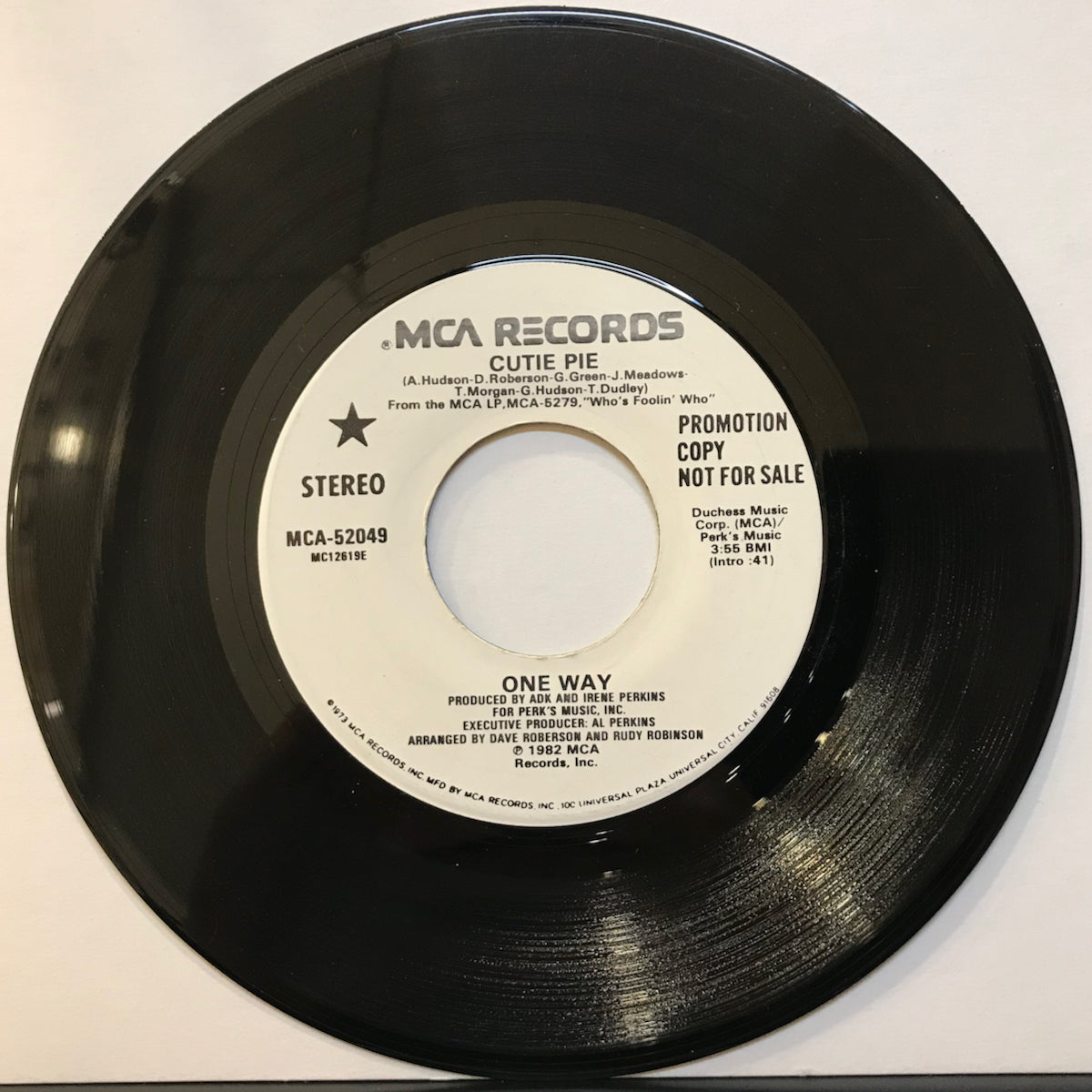 One Way / Cutie Pie | VINYL7 RECORDS