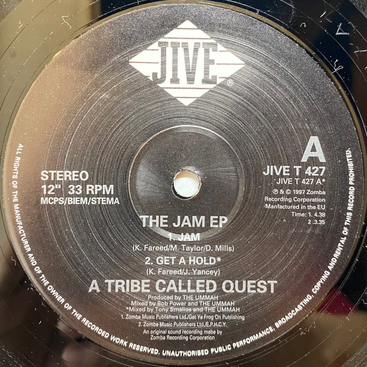 The Jam EP - A Tribe Called Quest | VINYL7 RECORDS