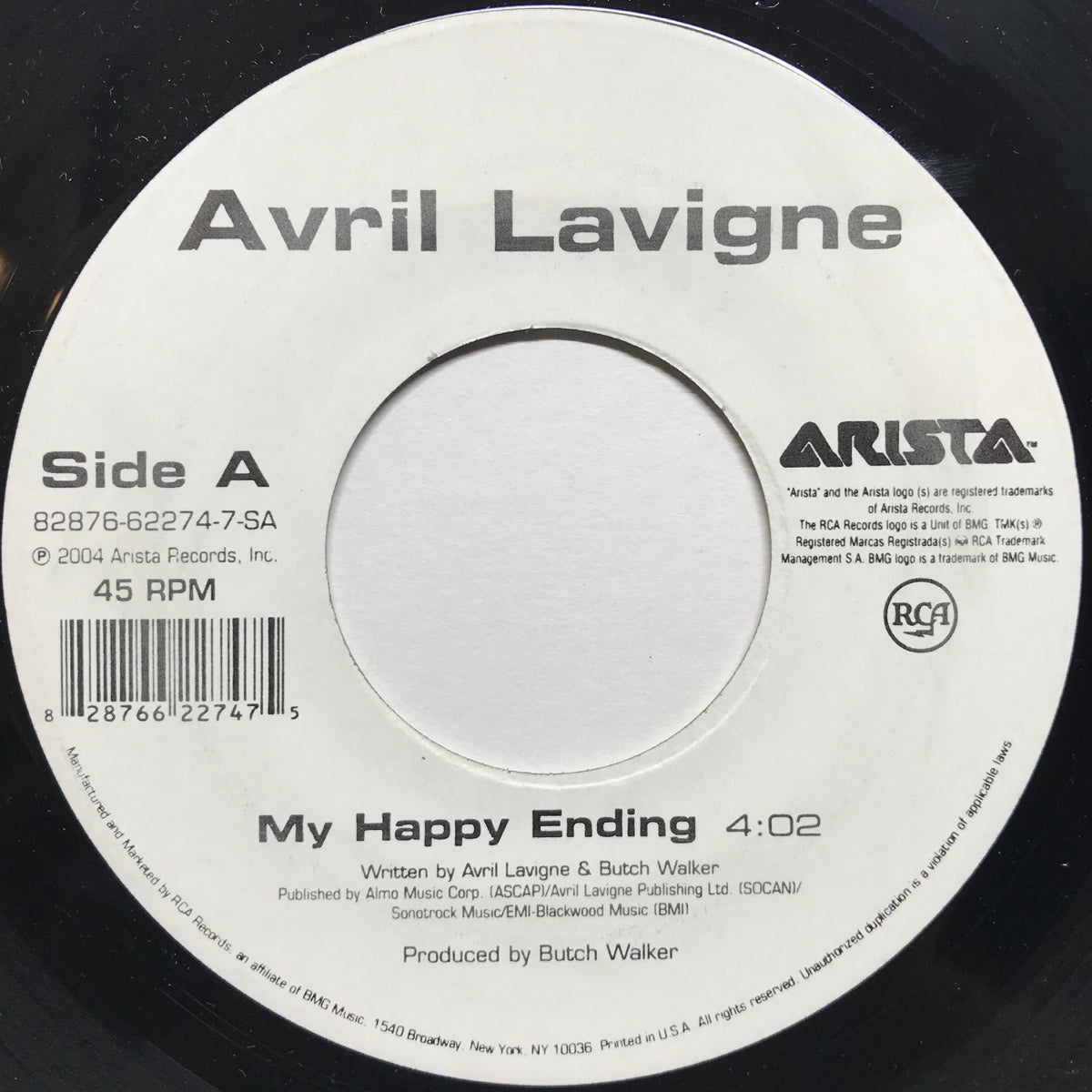 Avril Lavigne / My Happy Ending | VINYL7 RECORDS 
