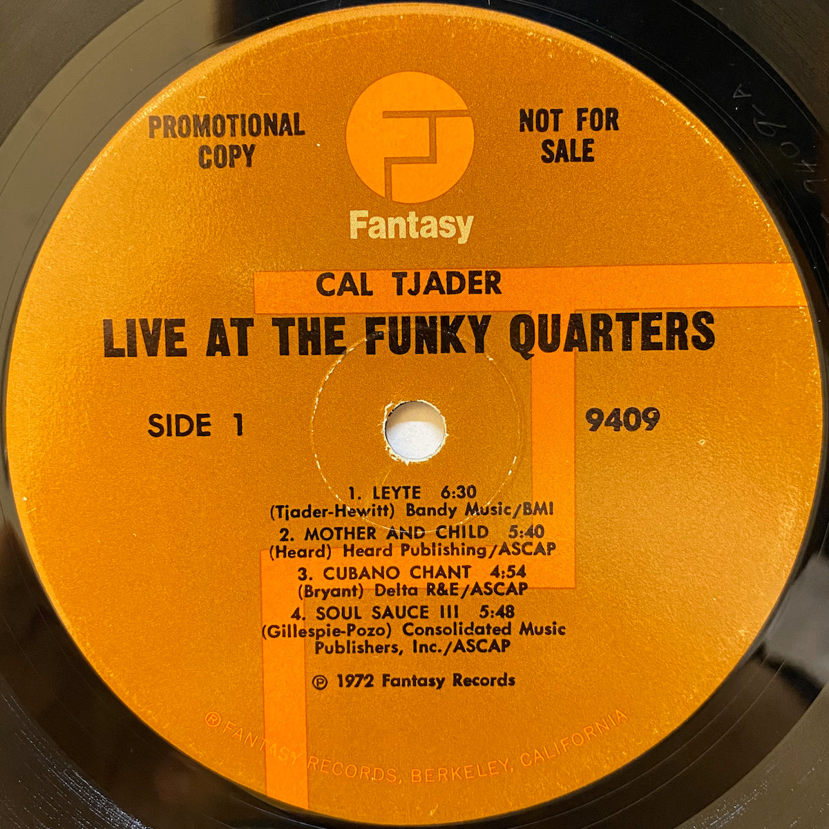 Cal Tjader / Live At The Funky Quarters | VINYL7 RECORDS