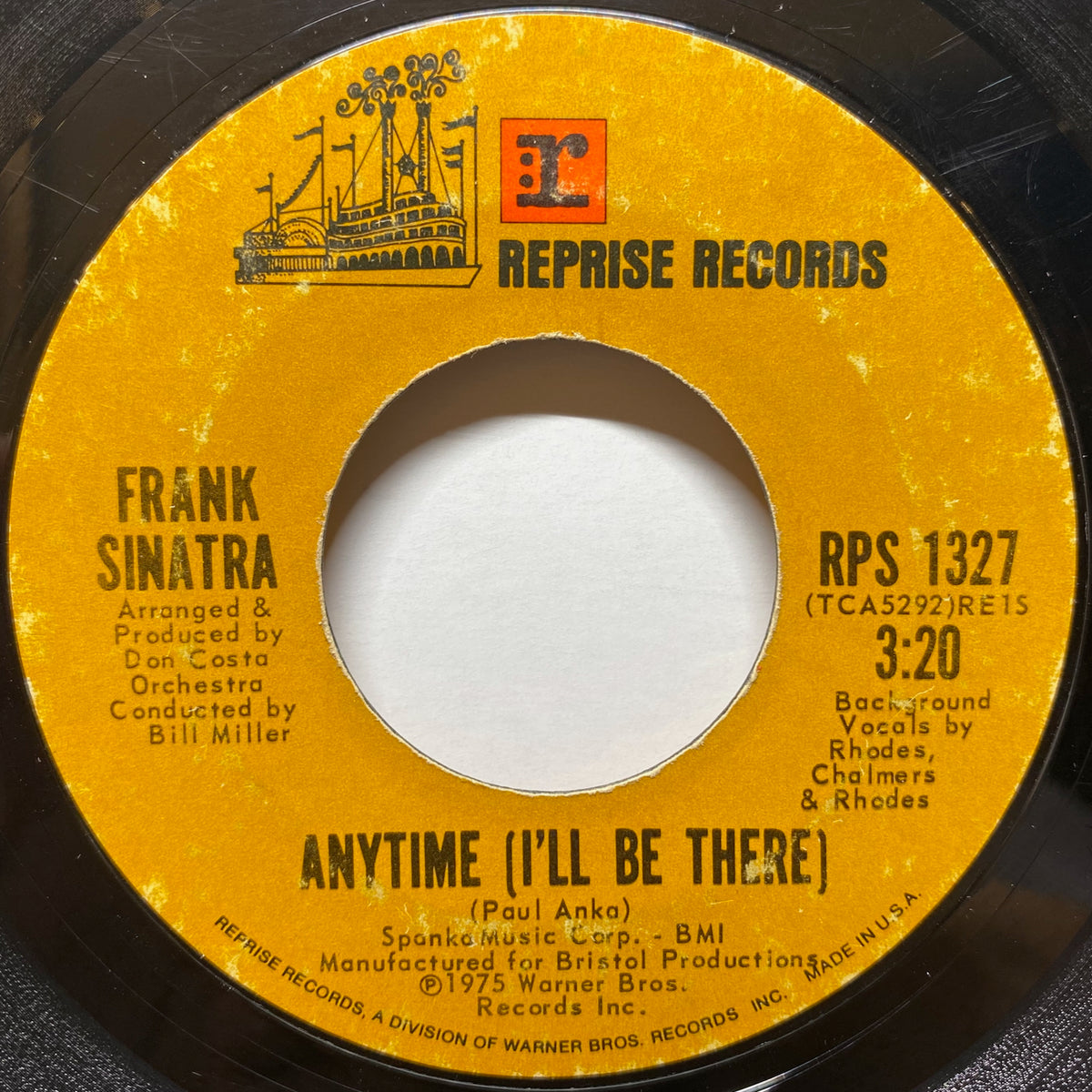 Anytime (I'll Be There) - Frank Sinatra | VINYL7 RECORDS
