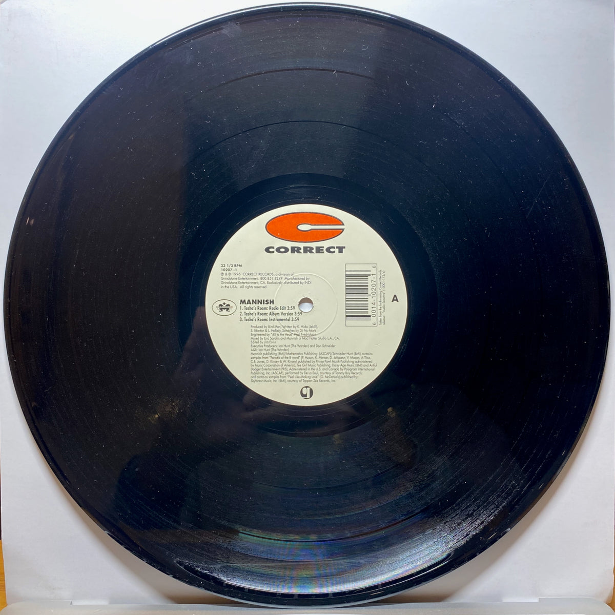 Tasha's Room - Mannish | VINYL7 RECORDS