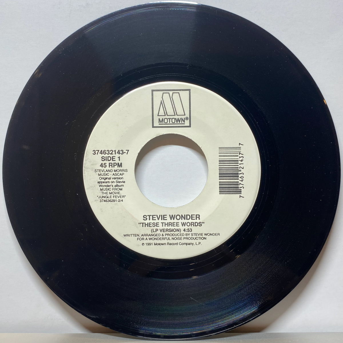 These Three Words - Stevie Wonder | VINYL7 RECORDS
